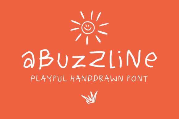 Abuzzline: A Playful Handwritten Font for Business Branding