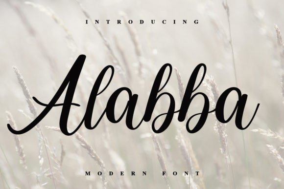 Alabba: A Fresh Handwritten Font for Crafters and Makers
