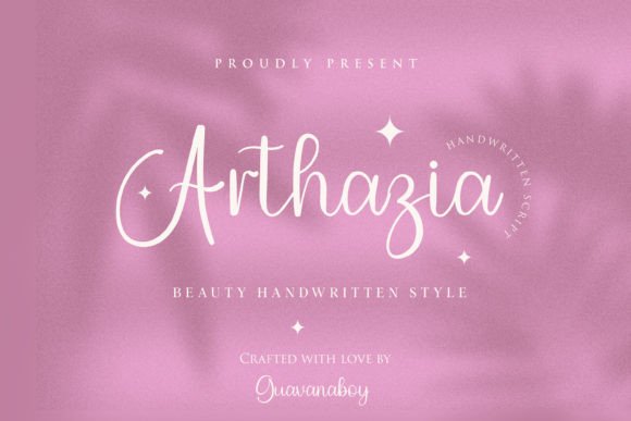 Arthazia: A Signature Script Font for Elegant Digital Branding