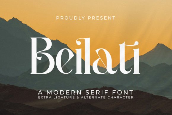 Beilati: A Premium Serif Font for Modern Design Projects
