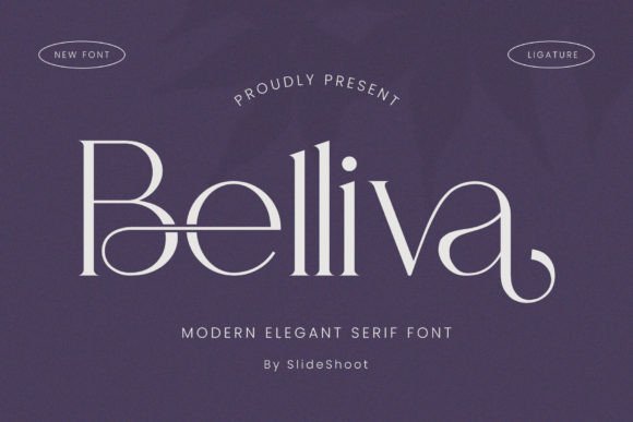 Belliva Serif Font: Elegant Typography for Handmade Labels and Invitations