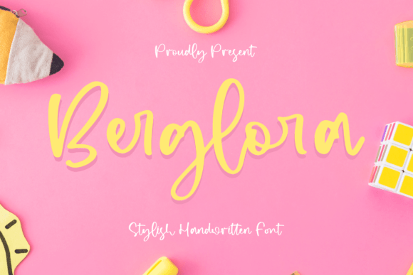 Berglora: A Charming Script Handwritten Font for Elegant Designs