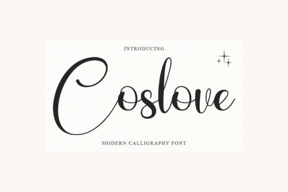 Caslove: A Charming Script Font for Elegant Editorial Design