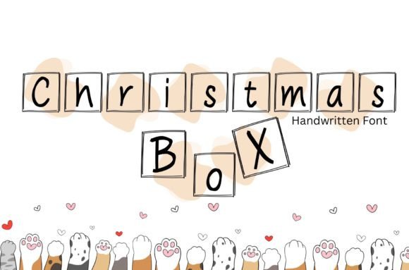 Christmas Box Font: Elevating Brand Visuals for Small Businesses