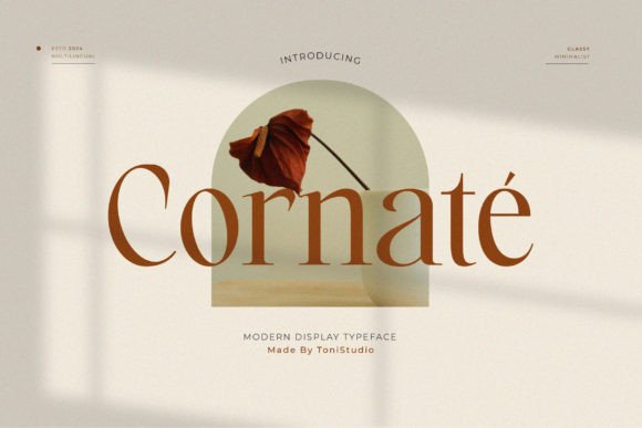 Cornate Typeface: Elevate Your Brand with Elegant Serif Typography