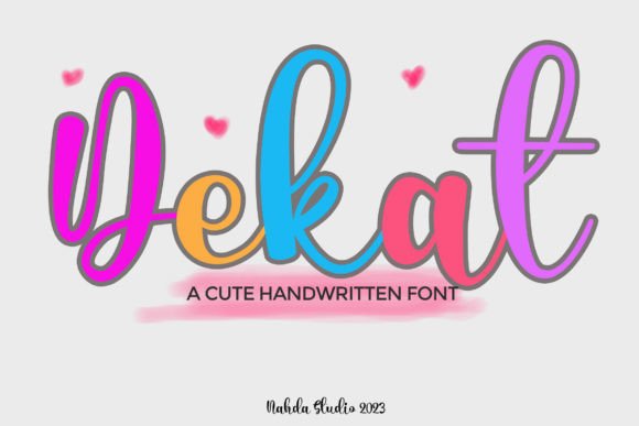 Dekat: A Stylish Handwritten Font for Modern Marketing Campaigns