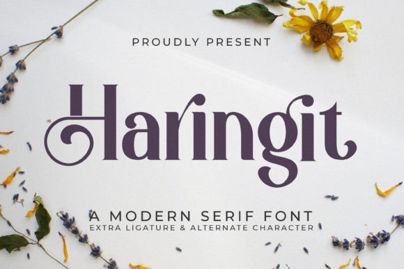 Haringit: A Modern Serif Font for Elegant Editorial Design