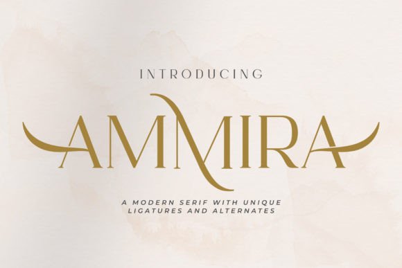How Ammira Font Helped My Small Bakery Look Elegant and Professional