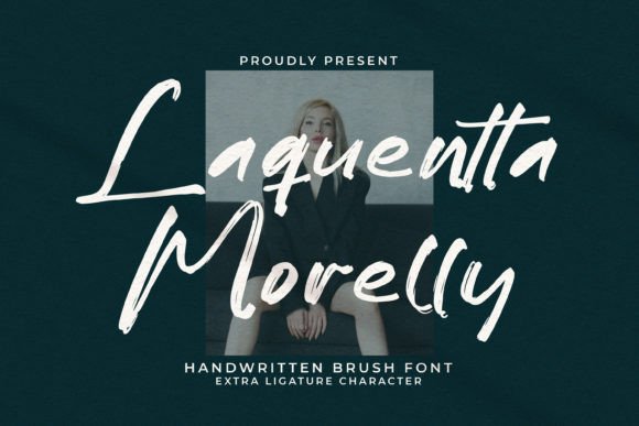 Laquentta Morelly – A Premium Handwritten Brush Font for Crafters & Sellers