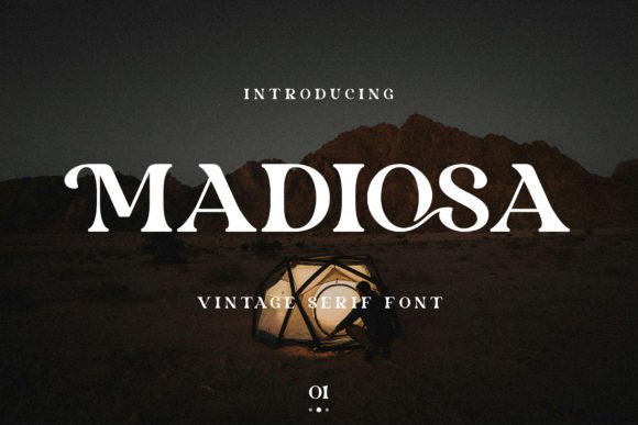 Madiosa: A Stylish Serif Font for Elegant Editorial Design