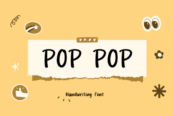 Pop Pop: A Playful Script Font for Web and Digital Branding