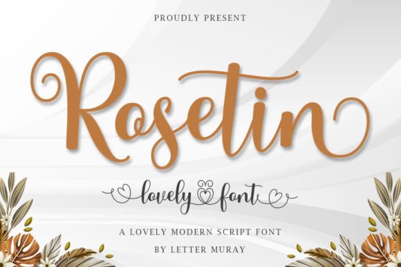 Rosetin Font: Elegant Script for Creative Projects