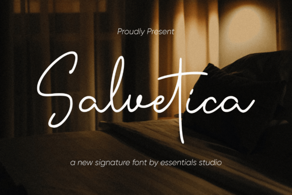 Salvetica: A Charming Script Font for Handmade Business Designs