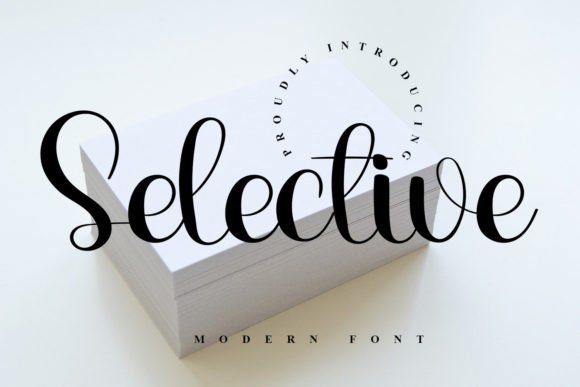 Selective Font: A Web Designer’s Fresh Choice for Elegant Digital Branding