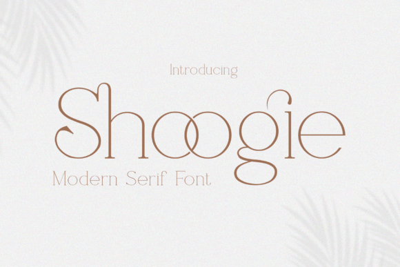 Shoogie: A Stylish Serif Font That Elevates Small Business Branding