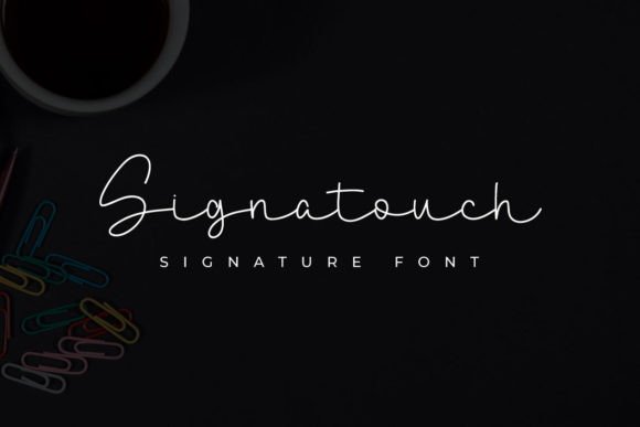 Signatouch: A Signature Font for Elegant Handmade Designs