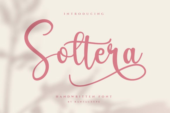 Soltera: A Dainty Handwritten Font for Social Media and Brand Campaigns