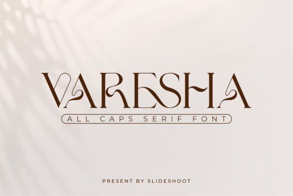 Varesha Serif: Elegant Font for Handmade Labels, Invitations, and Branding
