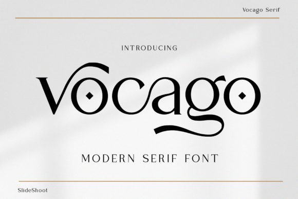 Vocago: A Stylish Serif Font for Elegant Web Design