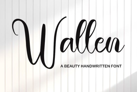 Wallen: A Charming Script Font for Elegant Web Design