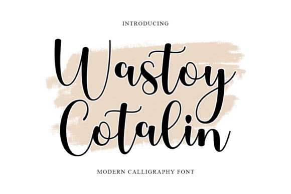 Wastoy Cotalin: A Script Handwritten Font for Elegant Web Design