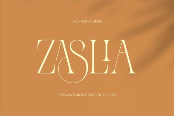 Zaslia: The Elegant Ligature Serif Font for Modern Editorial Design