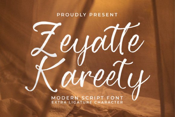 Zeyatte Kareety: A Script Handwritten Font for Elegant Editorial Design